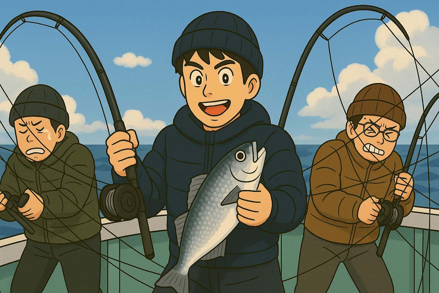 オマツリを防げば魚が釣れる