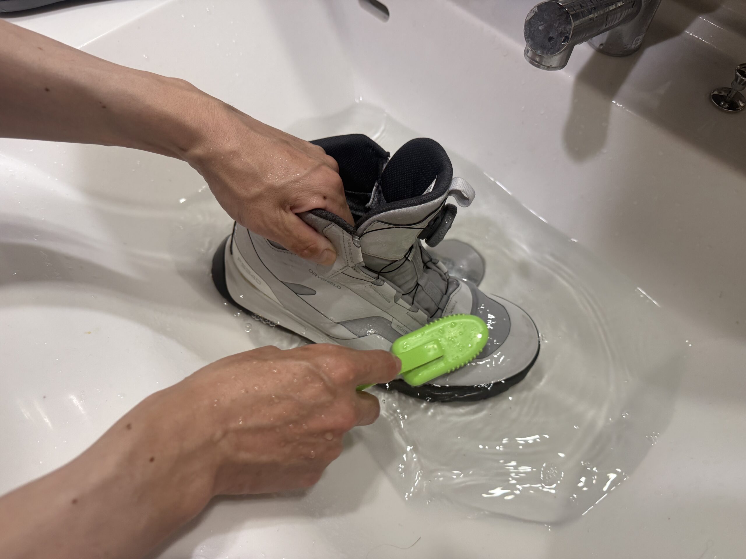 船釣り 靴 お手入れ