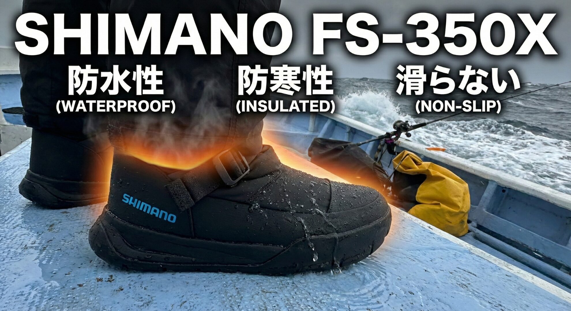【2026年】「冬でも足先ポカポカ」”船釣り最強防寒ブーツ”が快適すぎる！